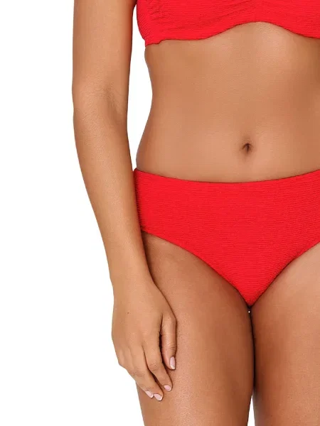 LingaDore Slip costum de baie intens roșu