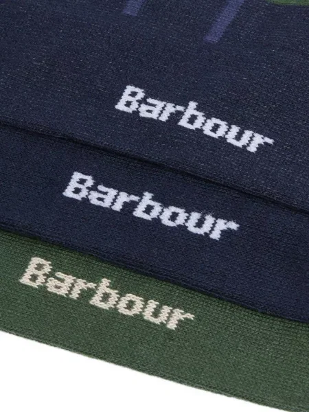 Καρό κάλτσες Barbour μπλε