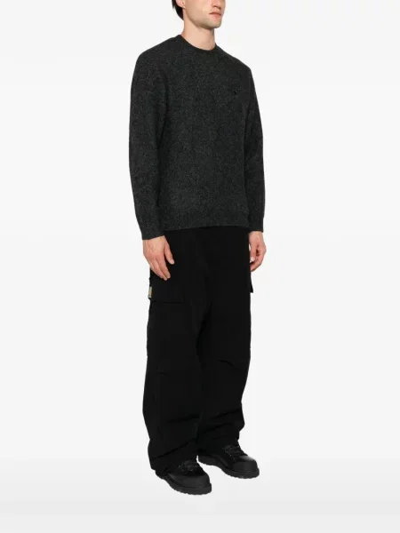 Пуловер Carhartt Wip с кръгло деколте сиво
