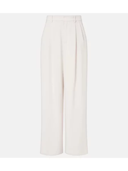 Pantaloni 's Max Mara plisate alb
