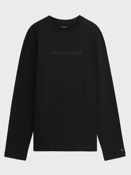 Лонгслив Tommy Hilfiger черный