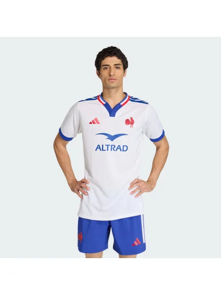 Koszulka France Rugby Alternate biała