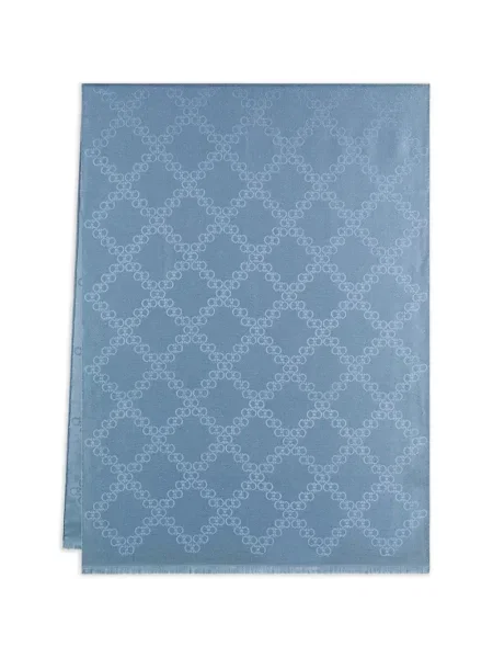 Jacquard sál Ferragamo kék