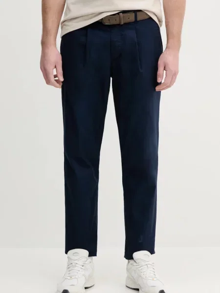 Hlače Tommy Hilfiger mornarsko modra