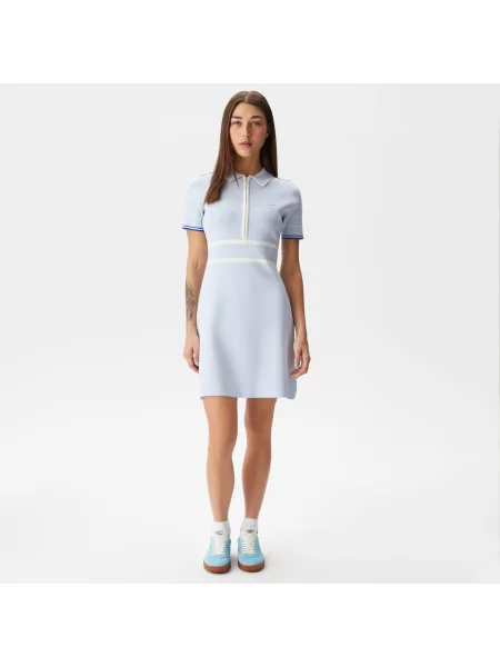 Lacoste Sukienka Lacoste niebieska