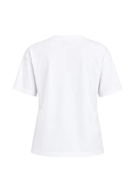 Tricou Twinset cu broderie alb