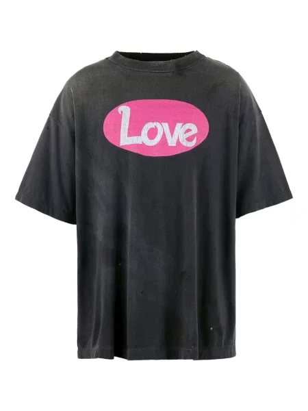 Tricou Saint Mxxxxxx cu imagine negru