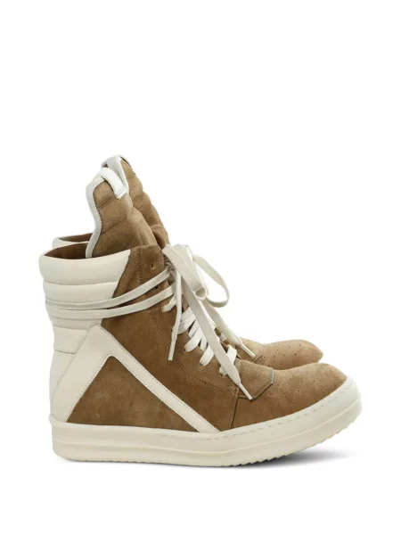 Τοπ Rick Owens με κορδόνια με δαντέλα καφέ