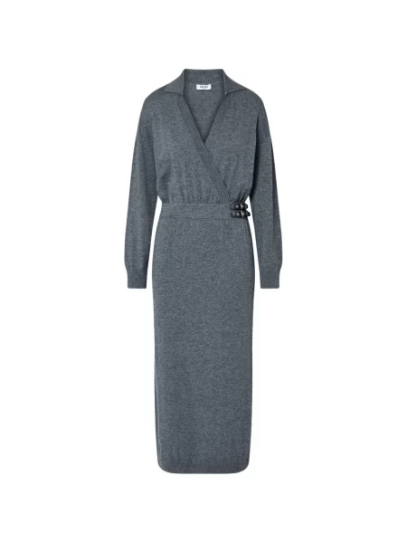 Rochie Liu Jo tricotate cu cataramă gri