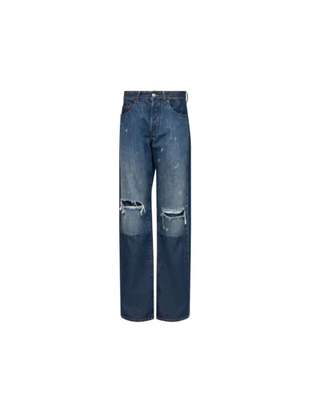 Jeansy Mm6 Maison Margiela niebieskie