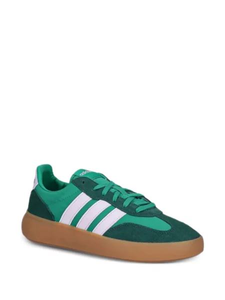 Pantaloni Adidas cu dungi alergare cu broderie albastru