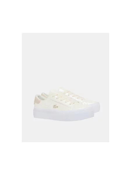 Tenisky Lacoste Ziane na platforme biela