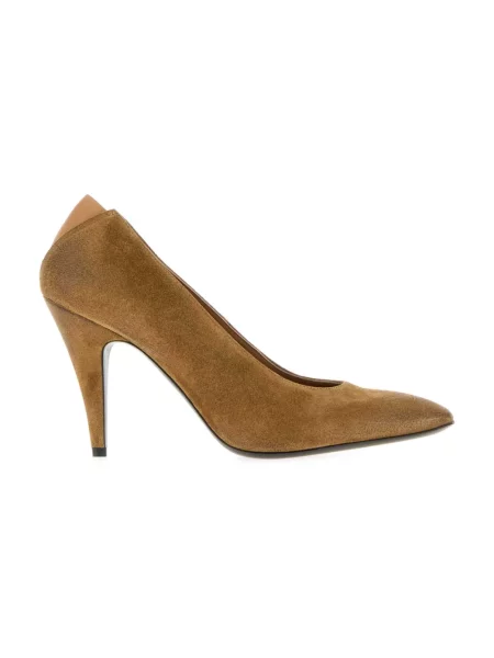 Czółenka Jil Sander brązowa
