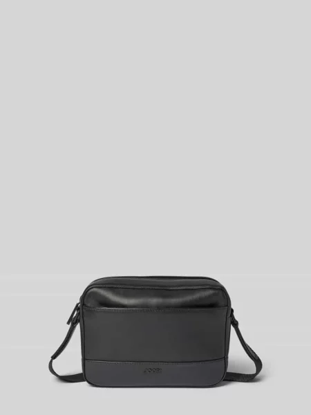 Torba na ramię z detalem z logo model ‘Manciano pino’ Joop! czarna