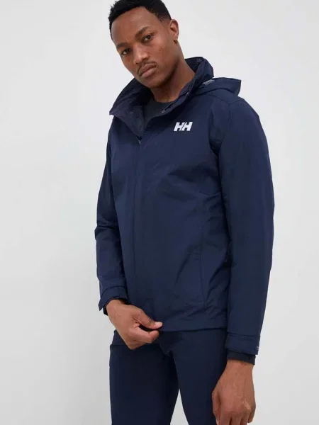 Helly Hansen Dubliner pánska bunda do dažďa tmavomodrá modrá