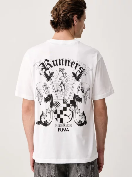 Puma T-shirt oversize biała