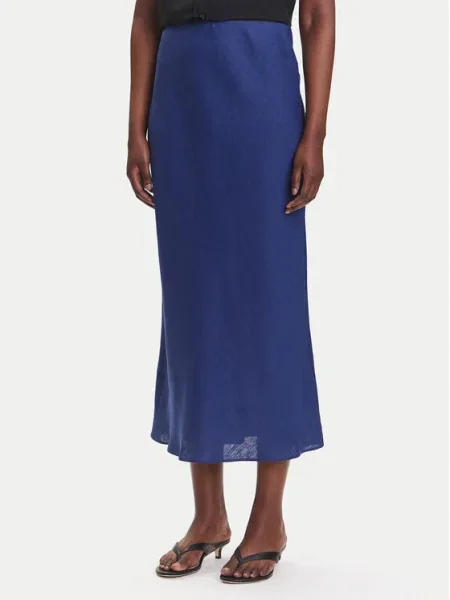 Marella Fustă midi Desio albastru