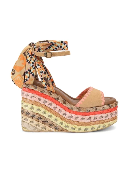 Šal Kurt Geiger London s punim potplatom smeđa