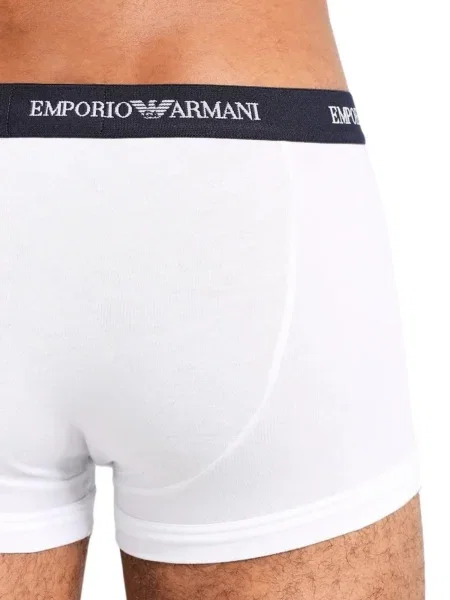 Emporio Armani Boxeri bleumarin alb