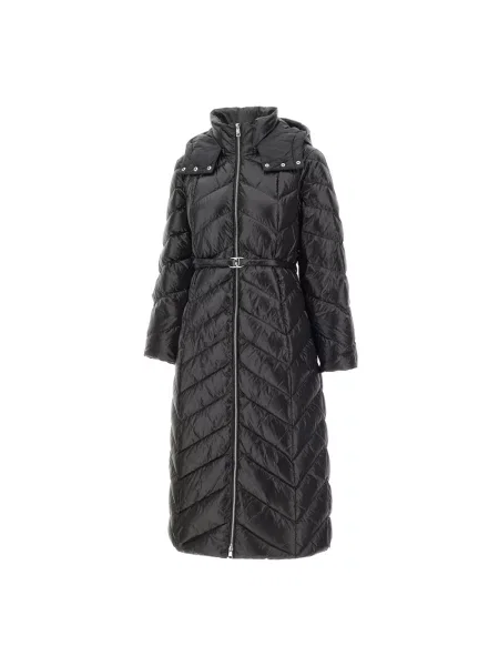 Kurtka puchowa Liu Jo z kapturem czarna