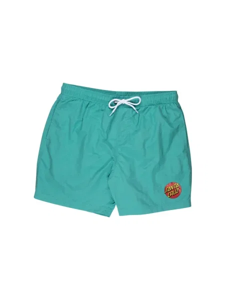 Pantaloni Santa Cruz cu buline clasici albastru