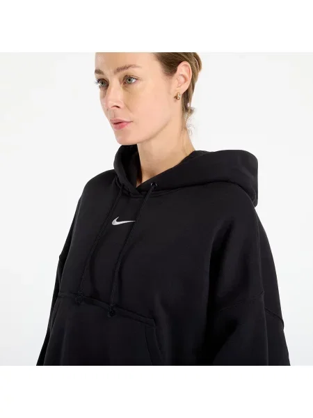 Fleecový svetr Nike černý