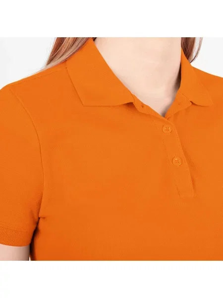 Koszulka polo Jako Organic pomarańczowa