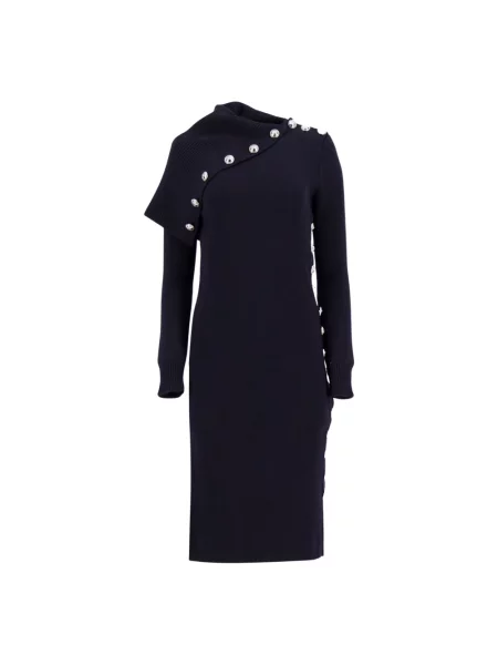 Długa sukienka maxi Rabanne czarna