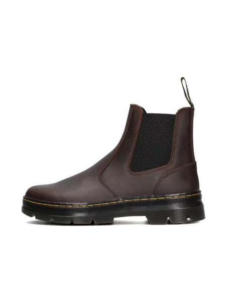 Sztyblety Dr. Martens skórzane brązowe