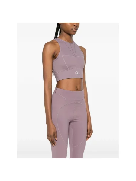 Top sportowy Adidas By Stella Mccartney różowy