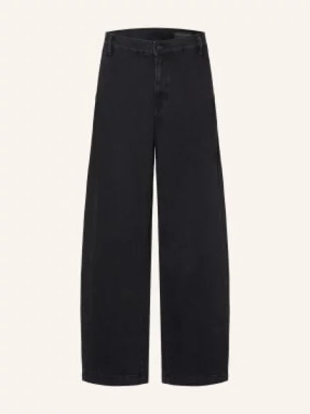 Allsaints Jeansy Raafi O Regularnym Kroju schwarz czarne