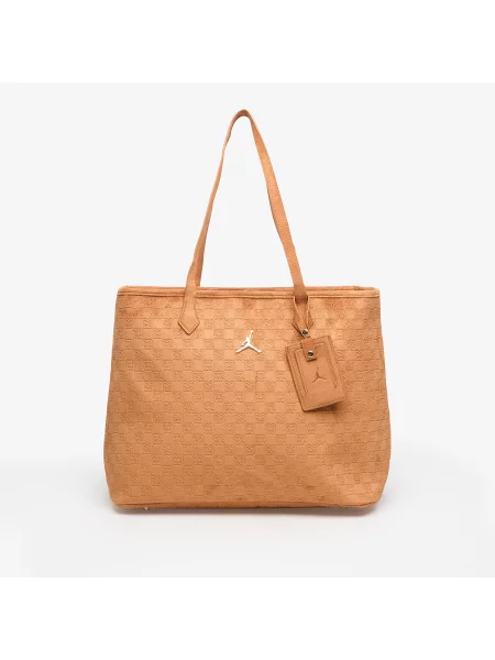 Чанта Jordan Jam Suede Monogram Tote Cognac Universal