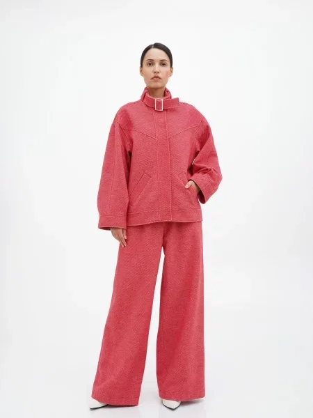 Вовняний Бомбер a LOT червоний