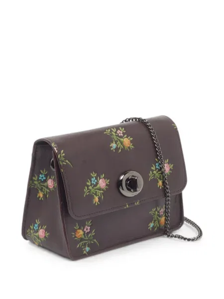 Geantă Coach cu model floral cu imagine roșu