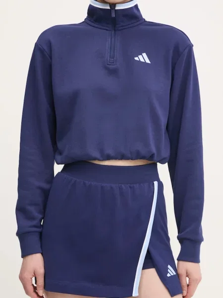 Пола adidas W CB Color Pop къса разкроена тъмносиньо
