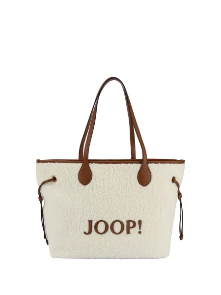 Joop! Geantă shopper lanoso | shearling bej