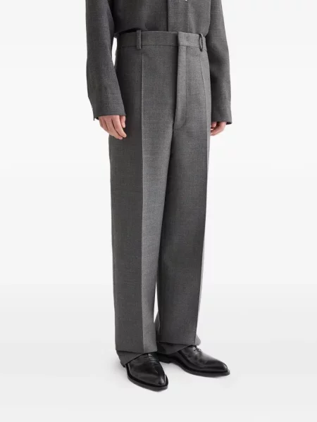 Pantaloni Jil Sander plisate gri