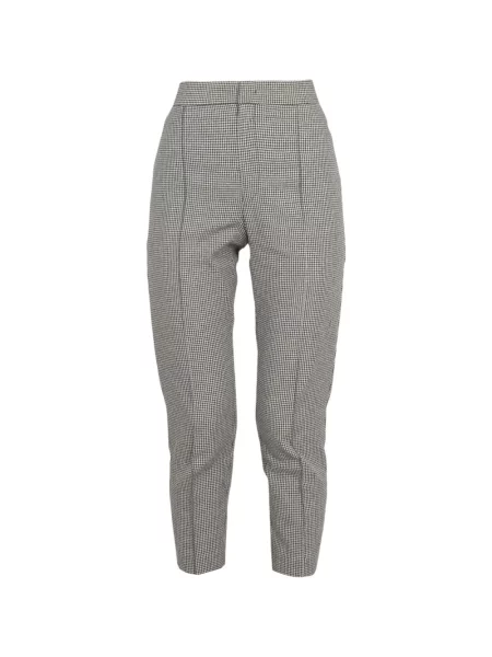 Pantaloni Isabel Marant cu model pepito negru