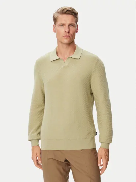 BOSS sweter H-Lomarino zielony