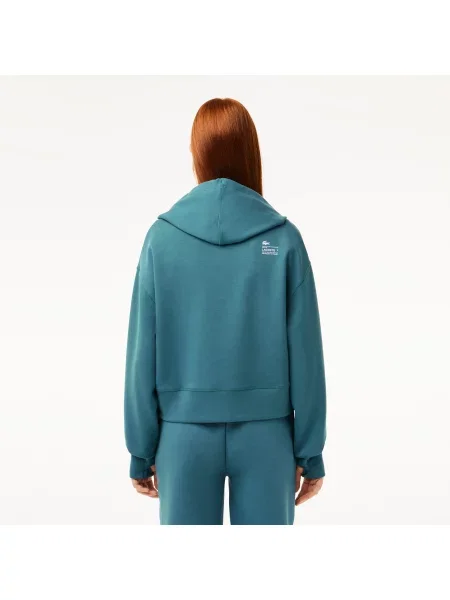 Lacoste Bluza Z Kapturem Jogger niebieska