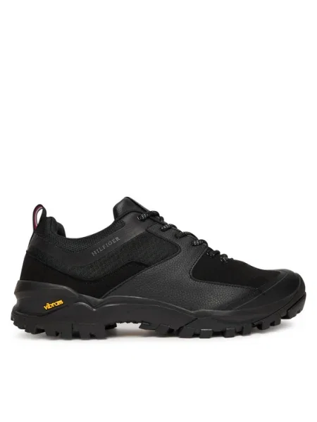 Tommy Hilfiger Sneakers Vibram Low Runner Tech negru