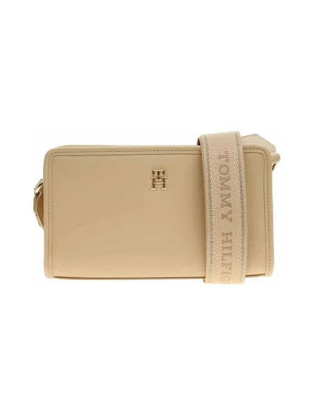 Geanta crossbody Tommy Hilfiger maro