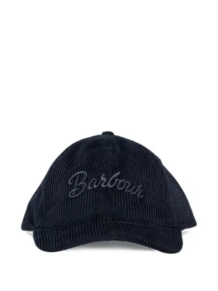 Șapcă Barbour de catifea cord albastru