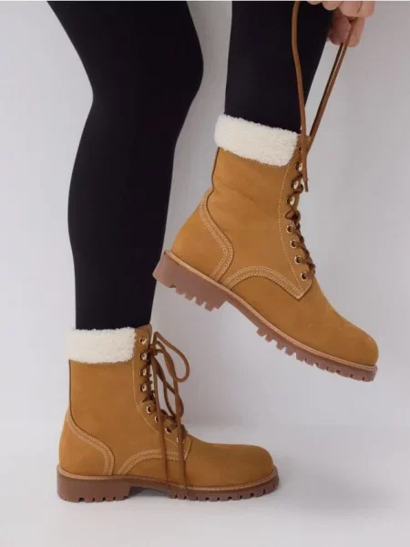 Ботильоны Reserved бежевые