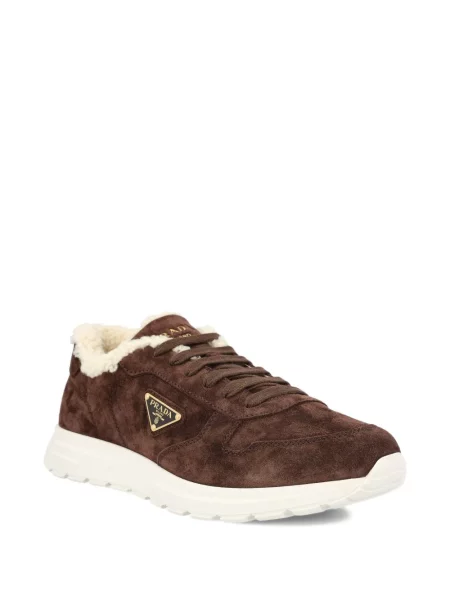 Sneakerși Prada maro