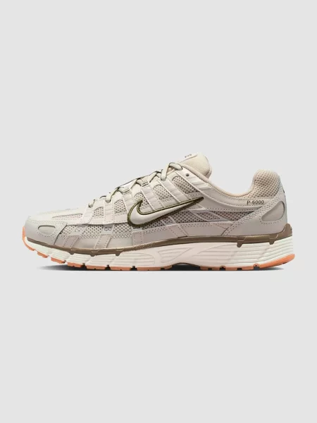 Кожаные повседневные кроссовки Nike бежевые