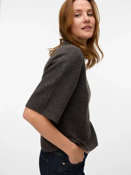 VERO MODA Pulover VMBOOM ciocolatiu