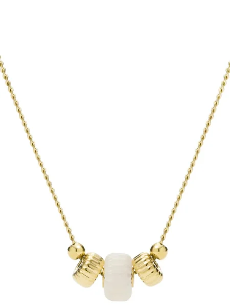 Колие Fossil златисто