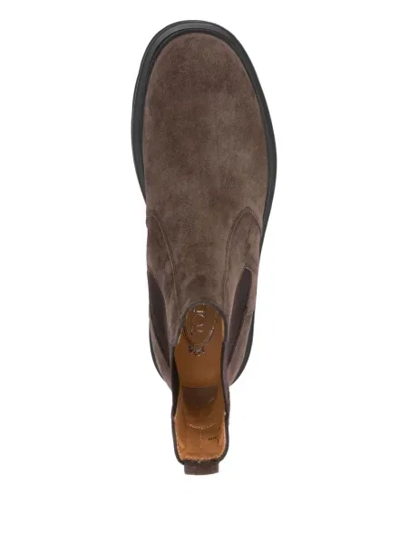 Botine Tod's din piele de căprioară maro