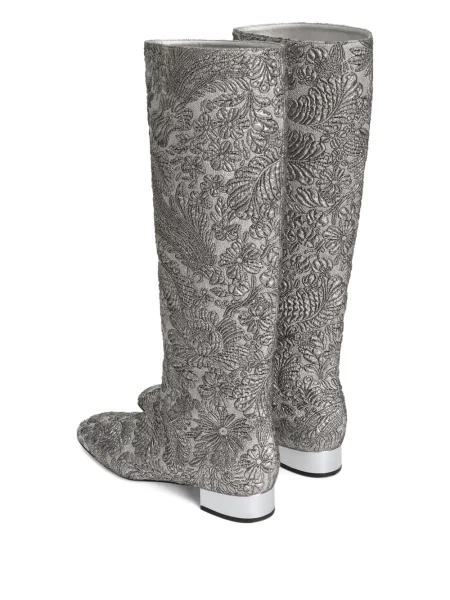 Botine Dolce & Gabbana argintiu